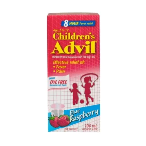 ADVIL CHILD BLUE RASBERRY LIQ 100MG/5ML 100ML