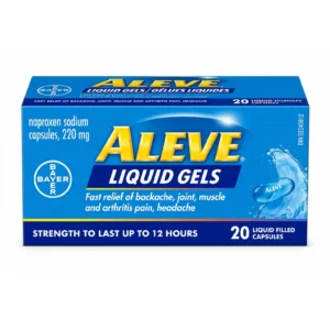 ALEVE LIQ GEL 220MG 20