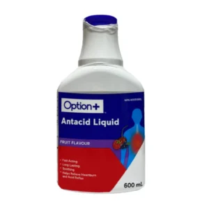 OPTION+ ANTACID LIQ FRUIT 600ML