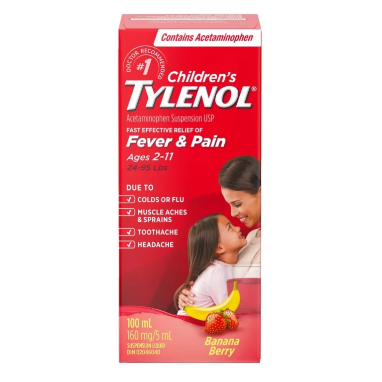 TYLENOL CHILD BANANA STRAWBERRY 100ML