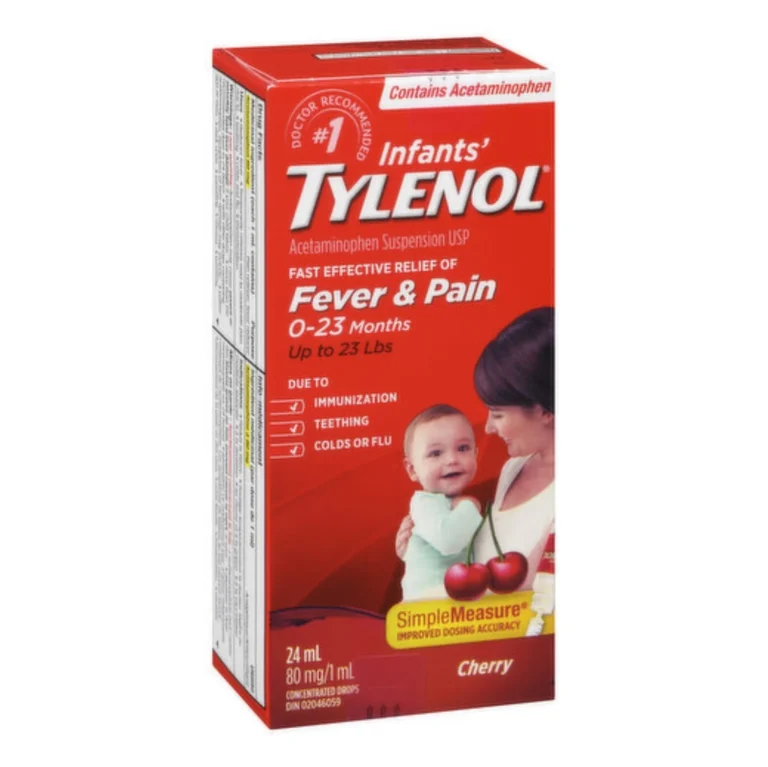 TYLENOL DROPS SUSP CHERRY 80MG 24ML